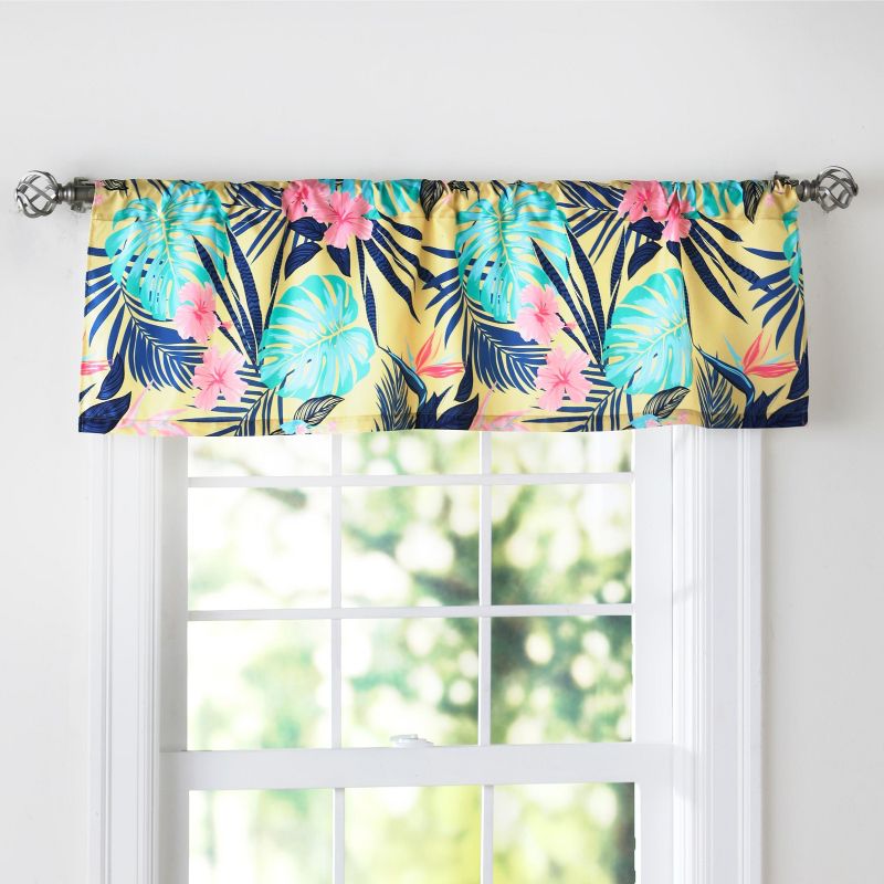 Heritage Lace 53" Halloween Phantom Drape Window Swag Valance - Black