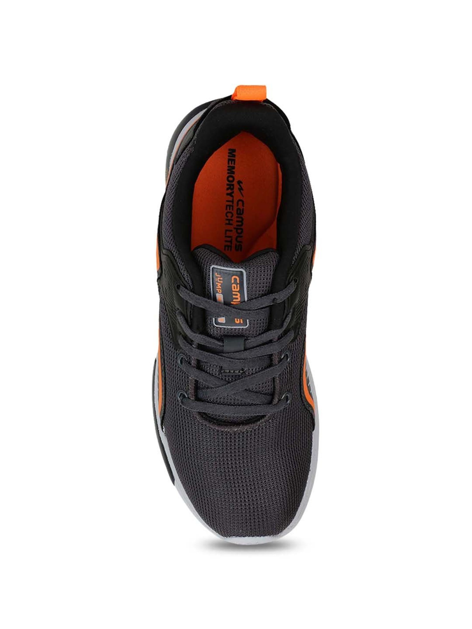 Campus Kids CHARM Charcoal Grey Running Shoes