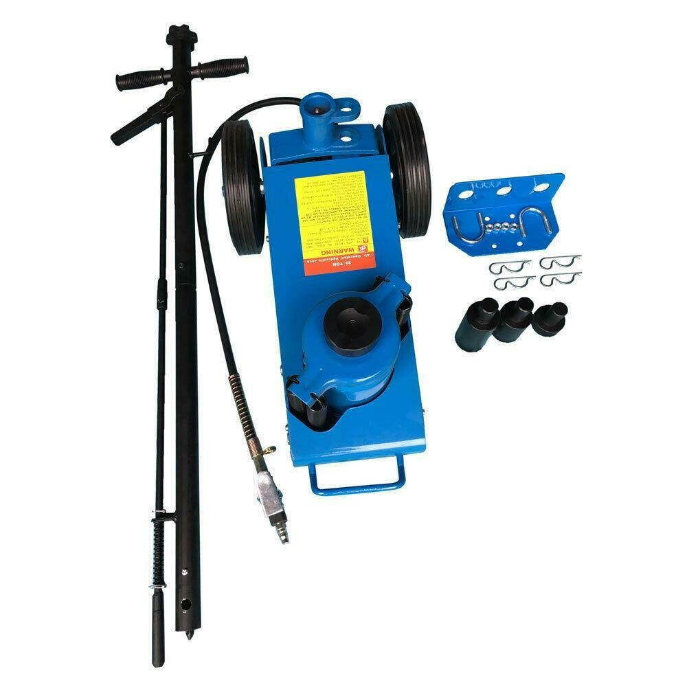 22 Ton Heavy Duty Air Hydraulic Floor Jack Truck Car Lift Repair Stand Tool Blue