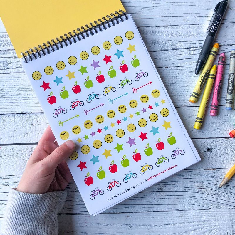 Lined Journal Happy Tracker Smiley - Fitlosophy