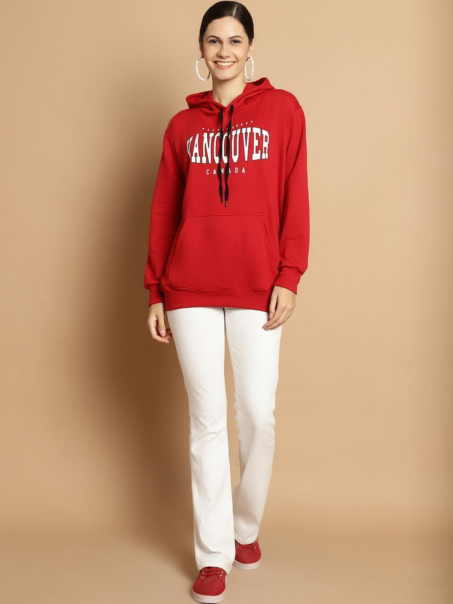 Vimal Jonney Maroon & Black Printed Sweatshirt - Pack Of 2