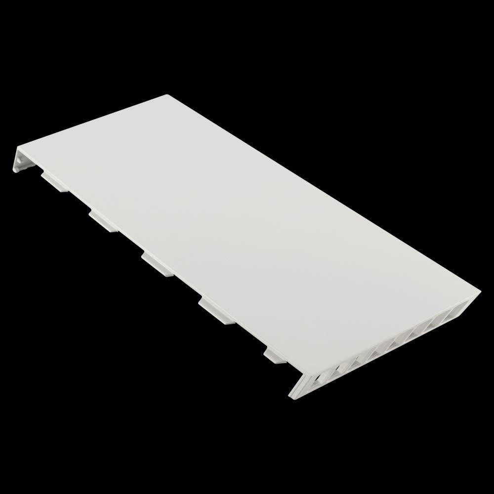 eXtremeRate Solid Matte White HDD Bay Hard Drive Cover Shell Case Replacement Faceplate for PS4 Console