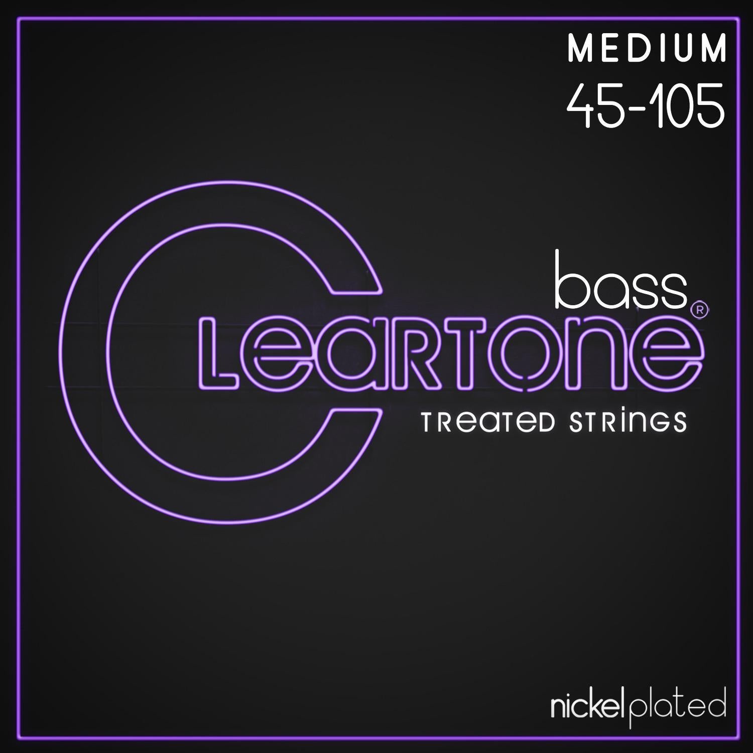 Cleartone Bass Guitar Strings - Medium - 6445 - 45-105 - 1 Pack