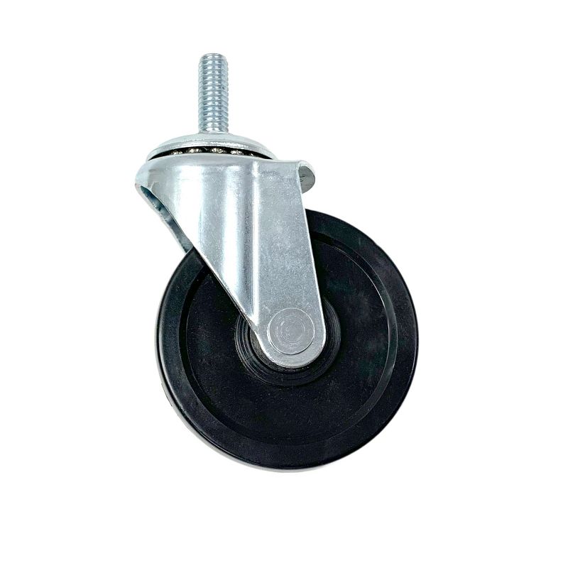 Design Ideas MeshWorks Locking Caster Wheels - Set of 4 Industrial Strength Wheels for Metal Shelving Units
