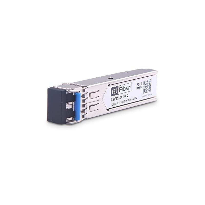 Transceiver Singlemode Gigabit MiniGBIC Module 1000BASELXLH Compatible for Cisco GLCLHSMD SMF 1310nm 10km Dual LC DOM10 Pack