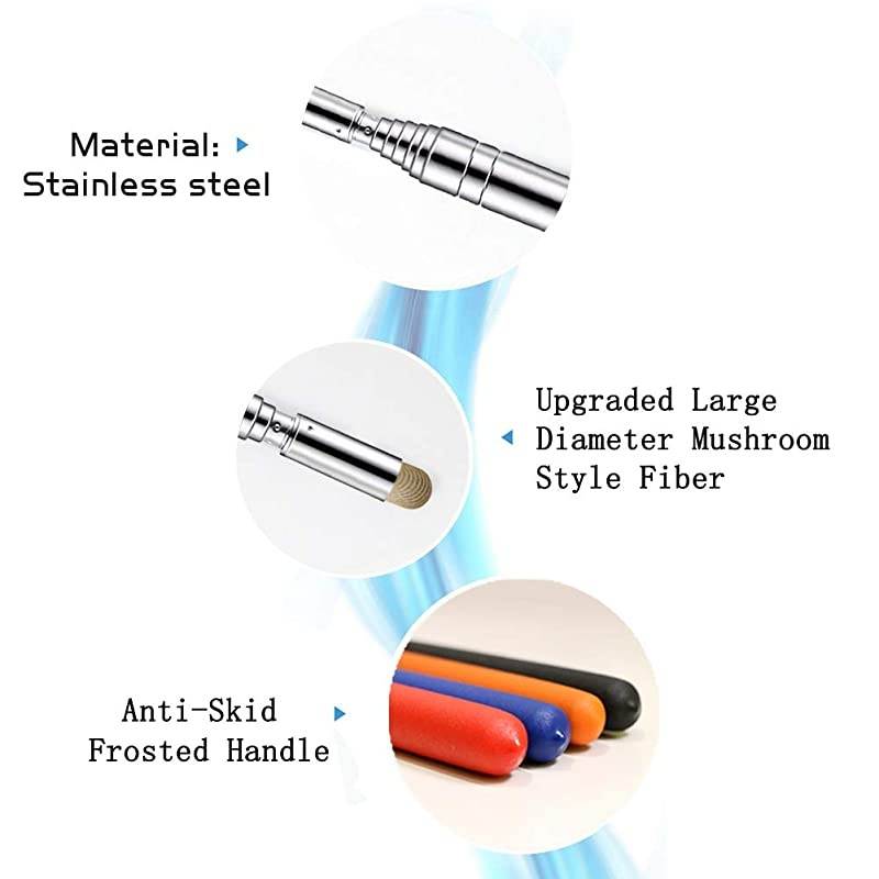 Pointer Teachers Pointers Teaching Pointer Hand Pointer Extendable Length Presenter Whiteboard Pointer Stick Replaceable Contact Head Black Frosted