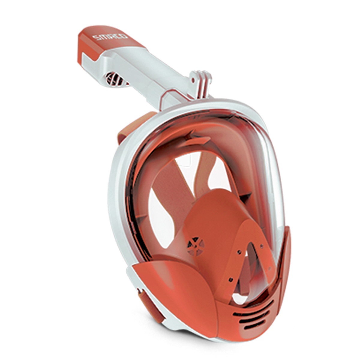 Anti Fog Leak Full Face Snorkeling Mask Swimming with Breathing Tube Dive Scuba Goggles Adult Kid Black/S/M