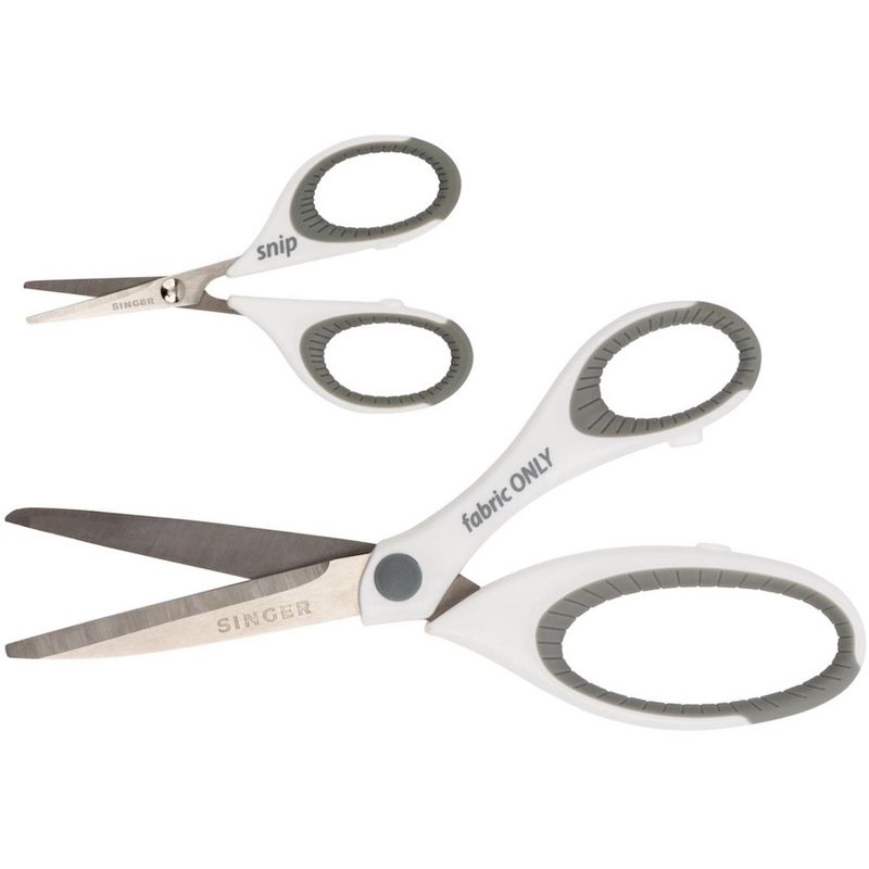 Singer Sewing Scissors Set 2/Pkg-8.5" Fabric & 4" Mini Detail Scissors