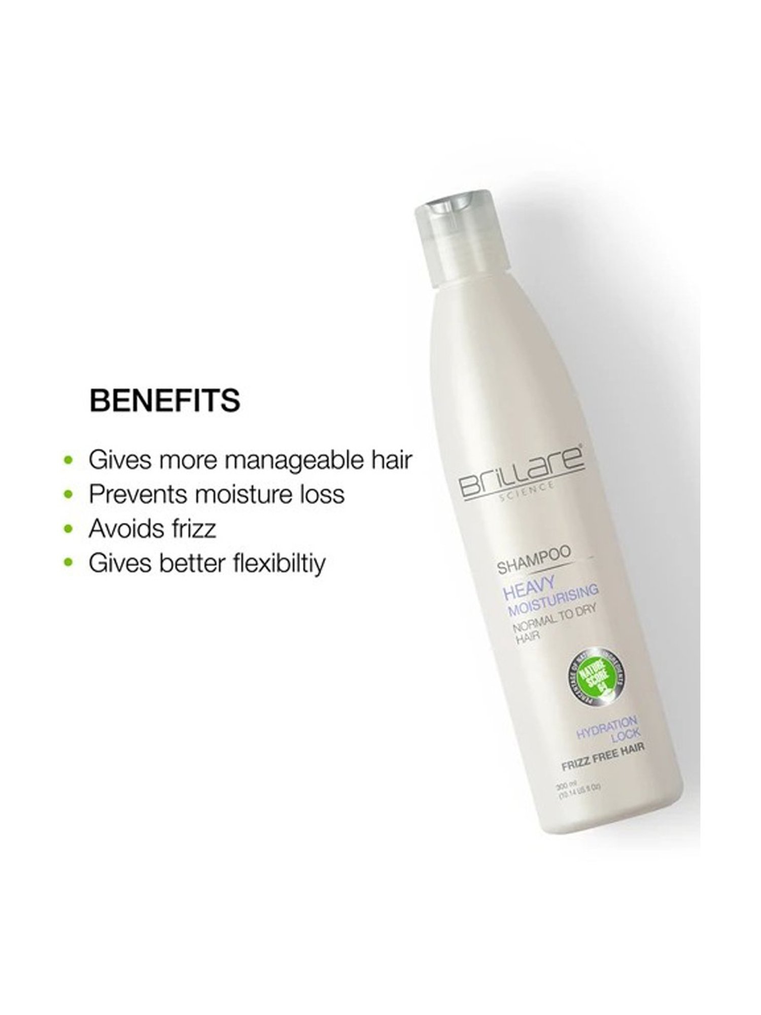 Brillare Heavy Moisturising Shampoo - 300 ml