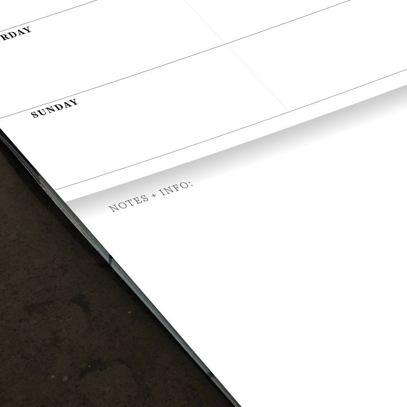 Undated 12" x 12" Wall Calendar Dry Erase - The Time Factory