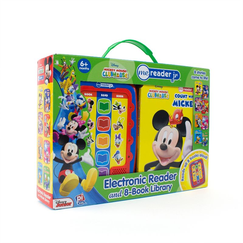 Disney Mickey Mouse Clubhouse Electronic Me Reader Jr Story Reader and 8-book Boxed Set