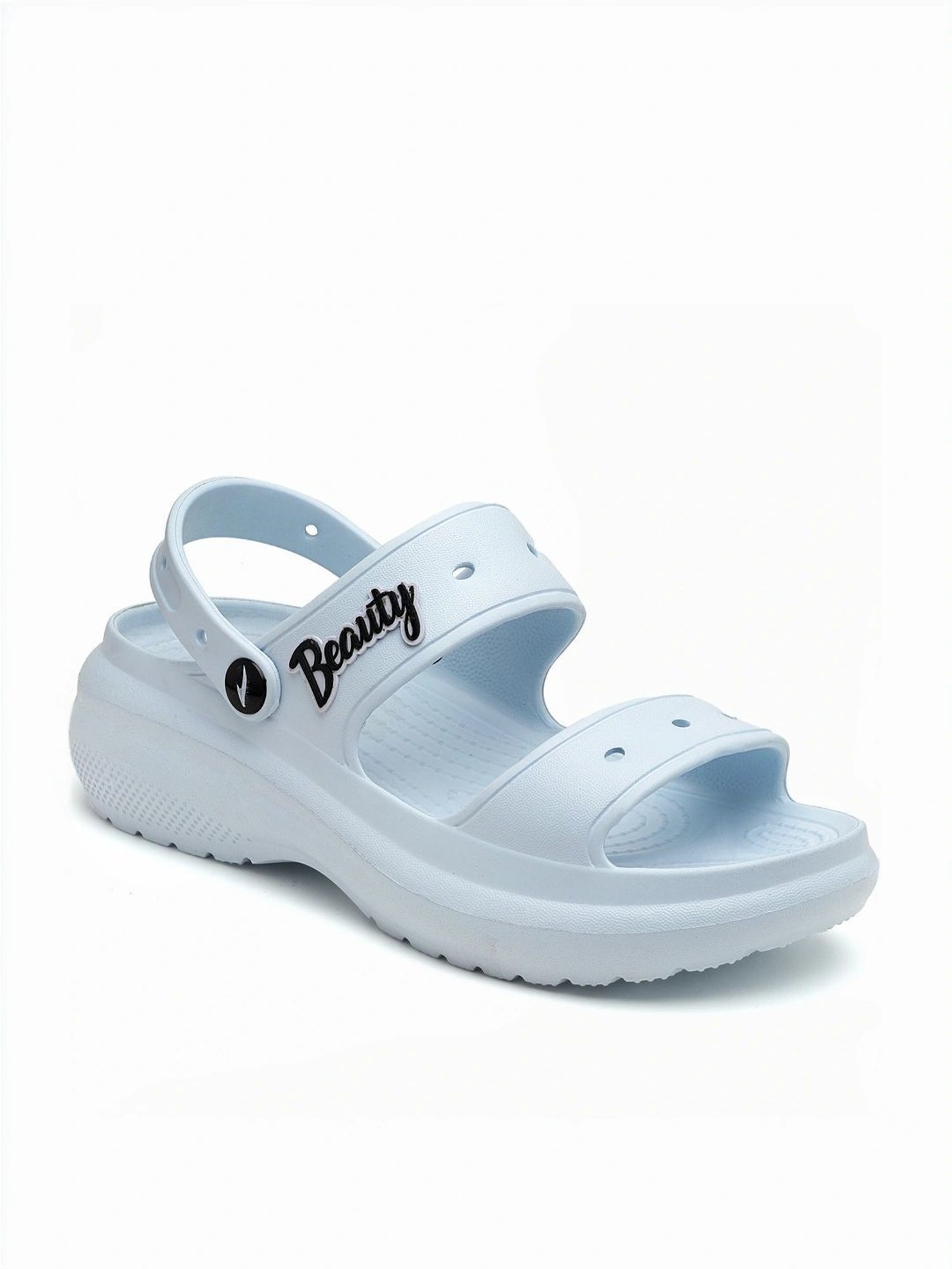 Asian Women's Blue Sling Back Wedges