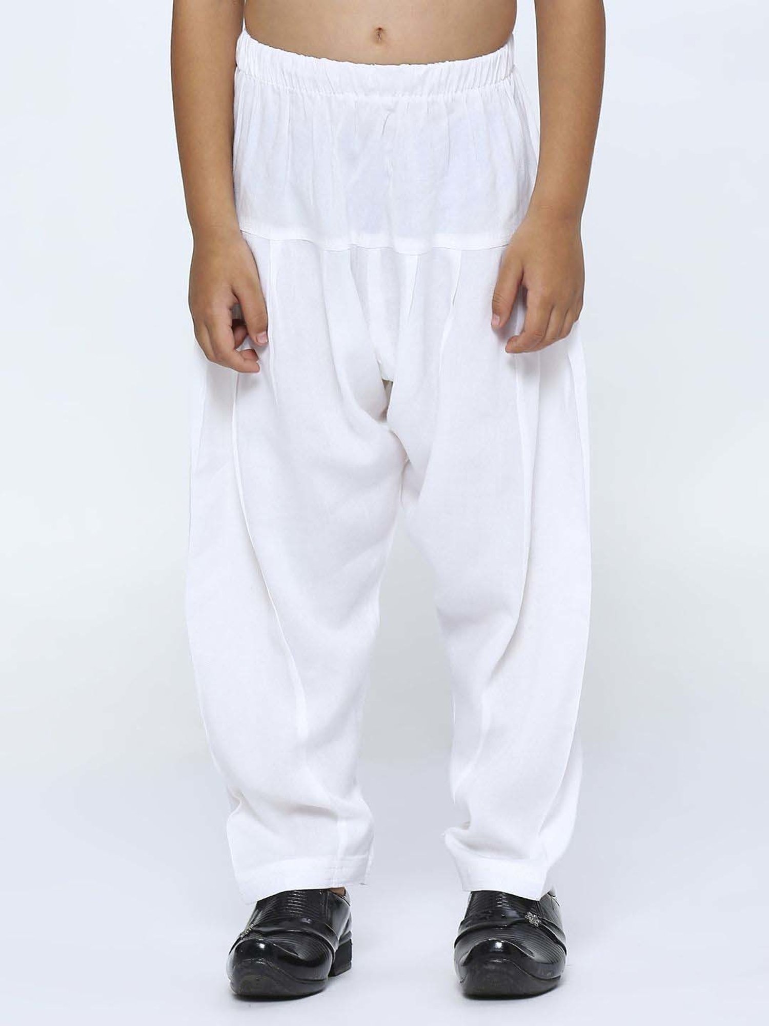 Kids Island Boys Orange Striped Full Sleeves Kurta Set