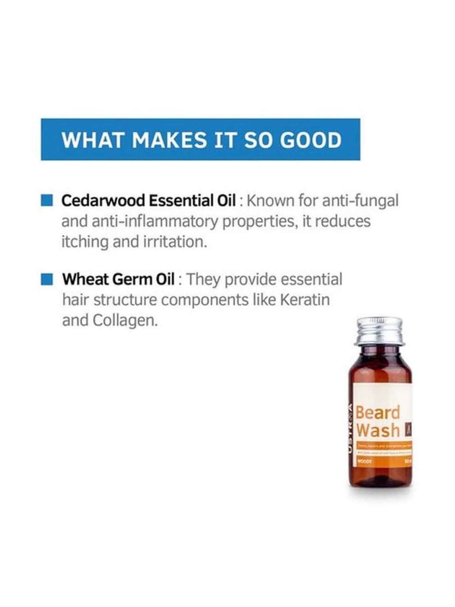 Ustraa Ayurvedic Beard Growth Oil & Hair Growth Vitalizer Combo