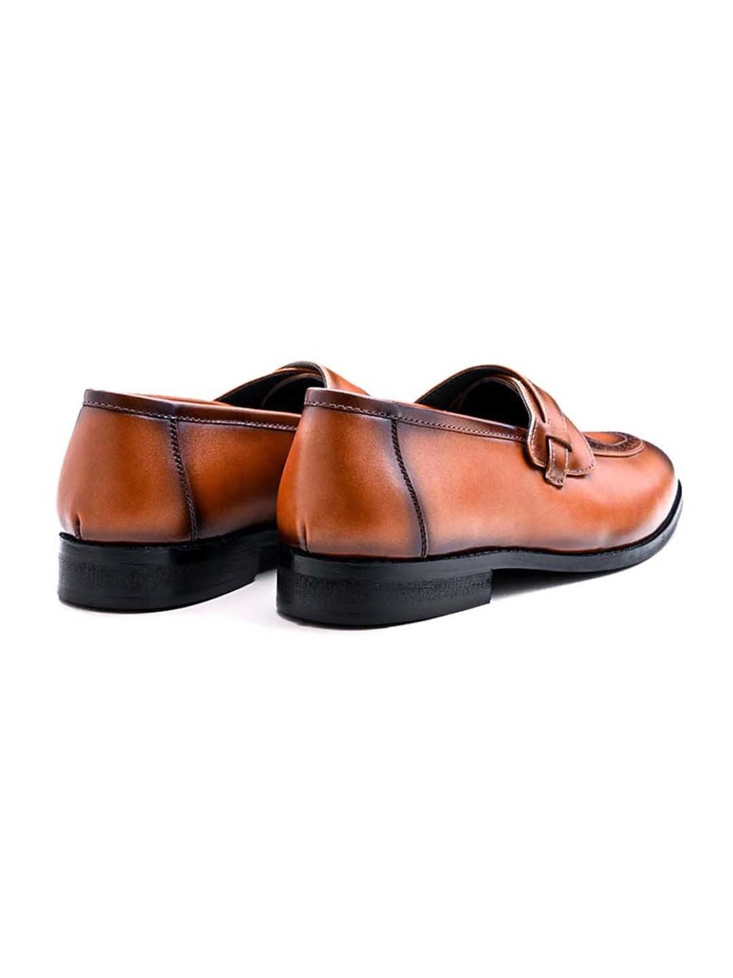 Monkstory Men's DREZZIRE Tan Loafers