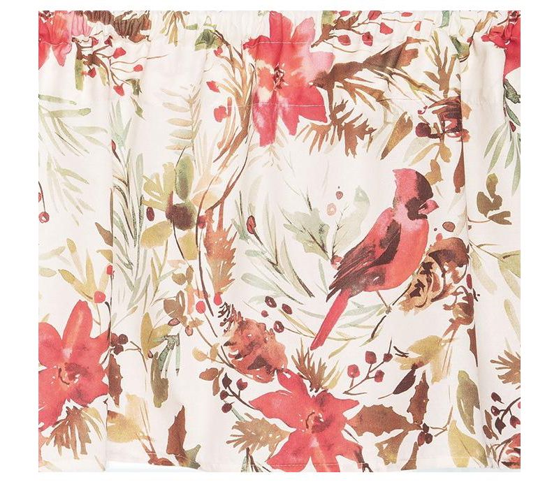 Heritage Lace 53" Halloween Phantom Drape Window Swag Valance - Black