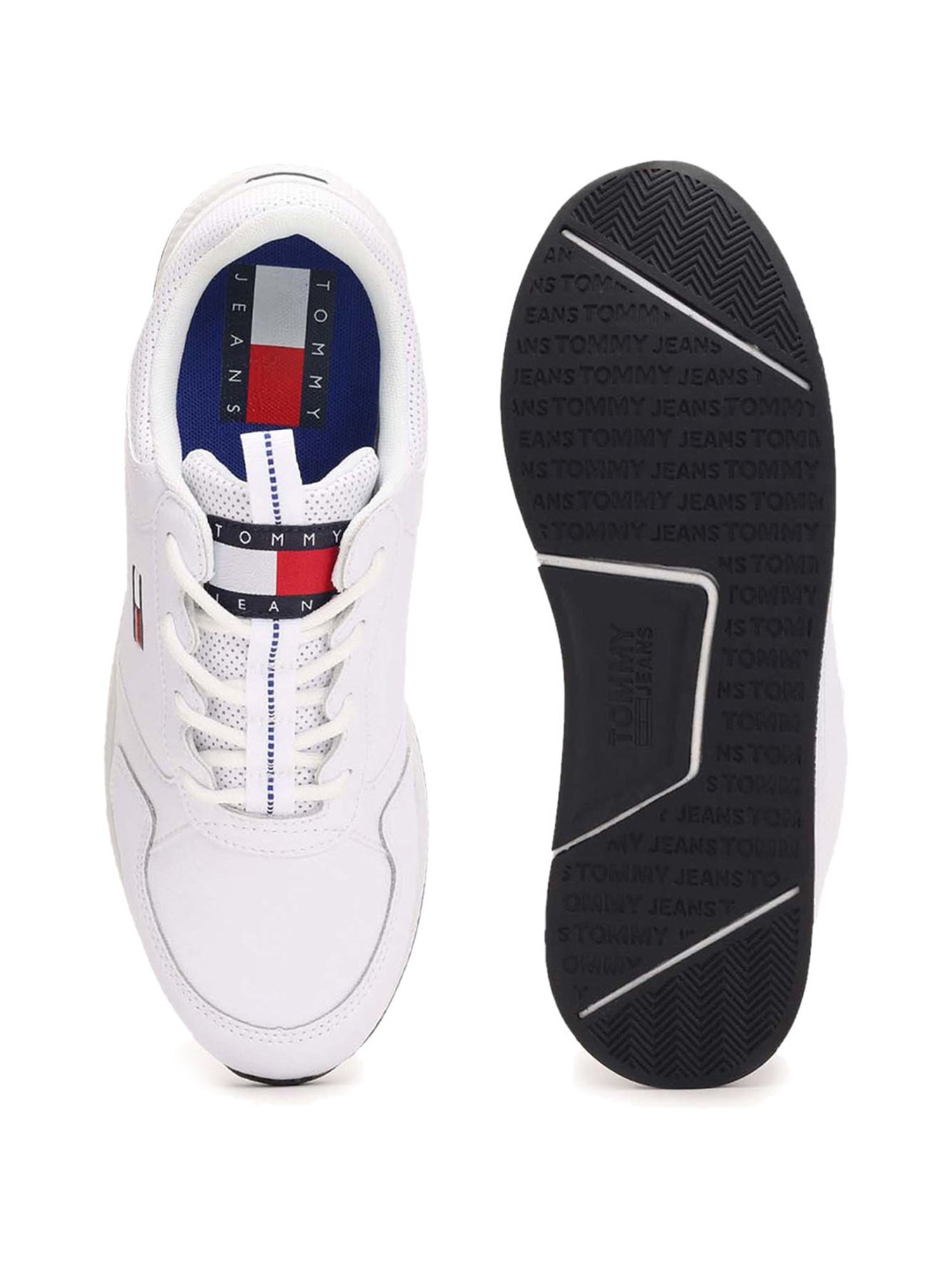 Tommy Hilfiger Men's White Casual Sneakers