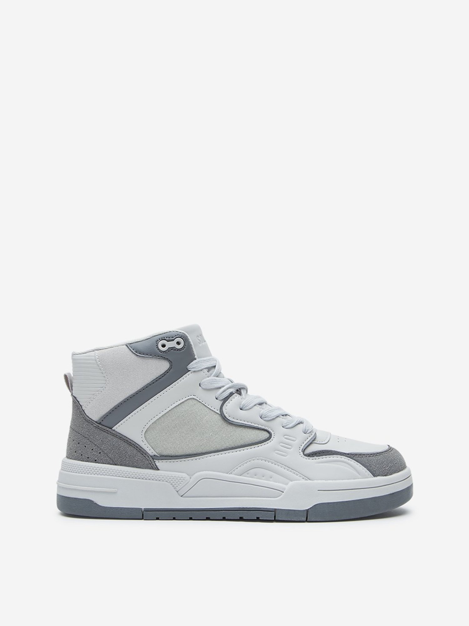 SOLEPLAY by Westside Grey Perforated High-Top Boots