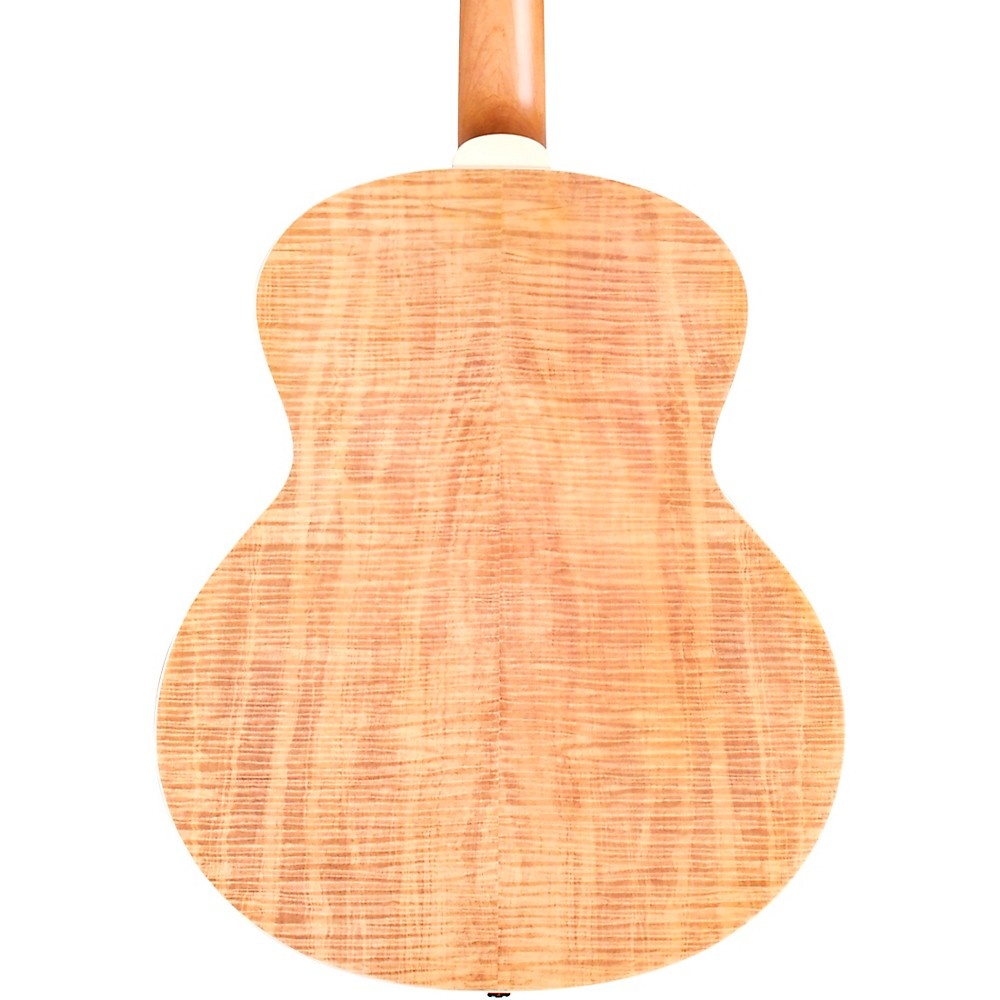 Guild Jumbo Junior Acoustic-Electric Bass Guitar Flame Maple