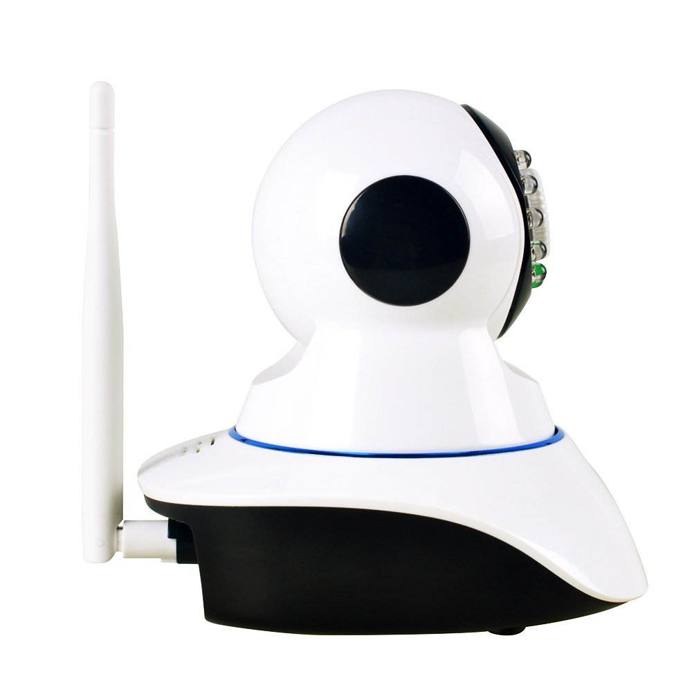 Wireless Security 720P HD Wi-Fi Wireless Network Video Monitoring Security IP Camera Home Security Video Recording Easy Remote Access via PC & Smartphone