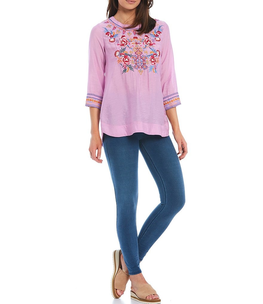 Calessa Ponte Denim 4-Way Stretch Legging