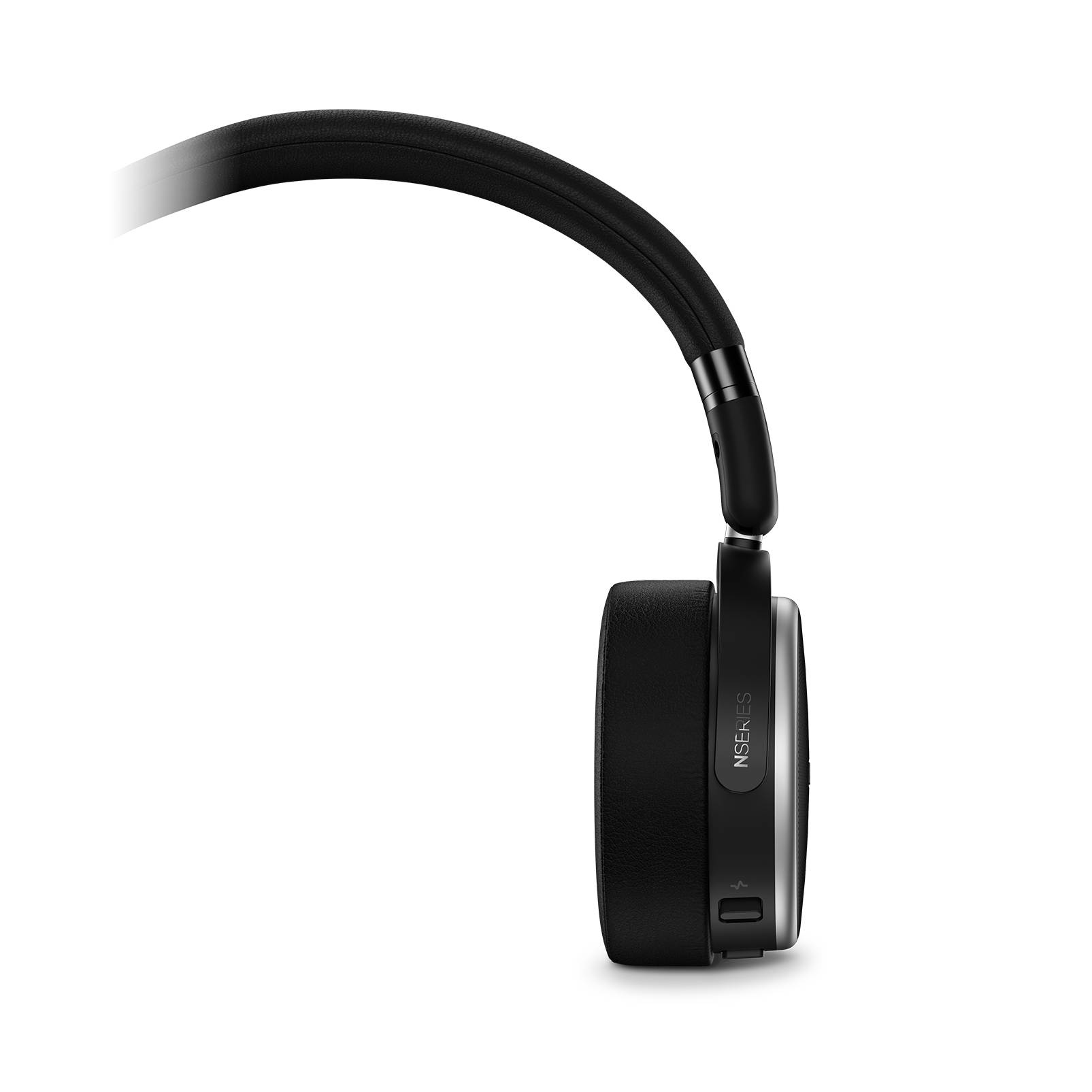 AKG N60NC On-Ear Noise-Cancelling Bluetooth Headphones with Built-In Remote and Mic (Black)