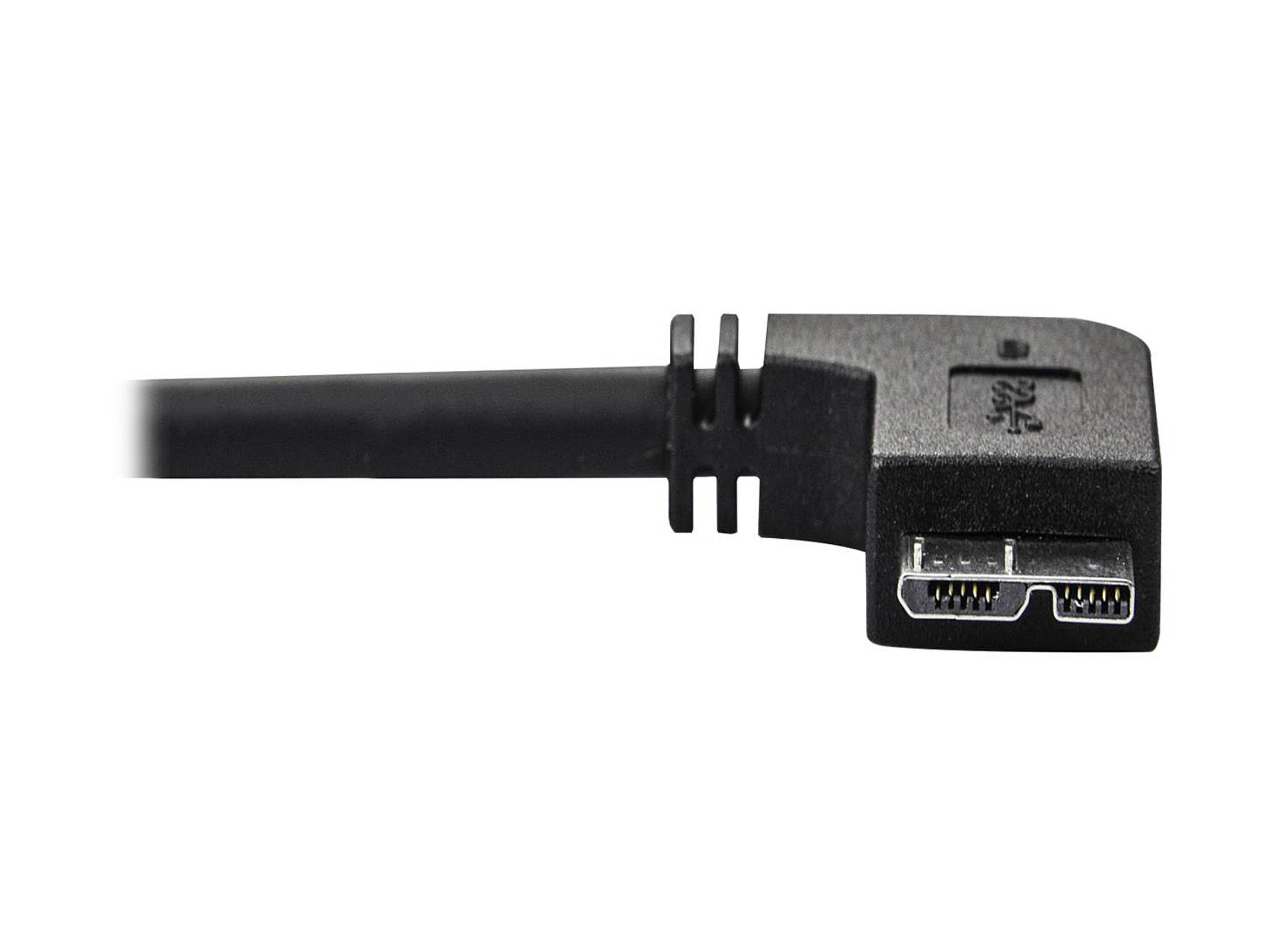 StarTech.com 0.5m 20in Slim Micro USB 3.0 Cable - M/M - USB 3.0 A to Right-Angle Micro USB - USB 3.1 Gen 1 (5 Gbps)