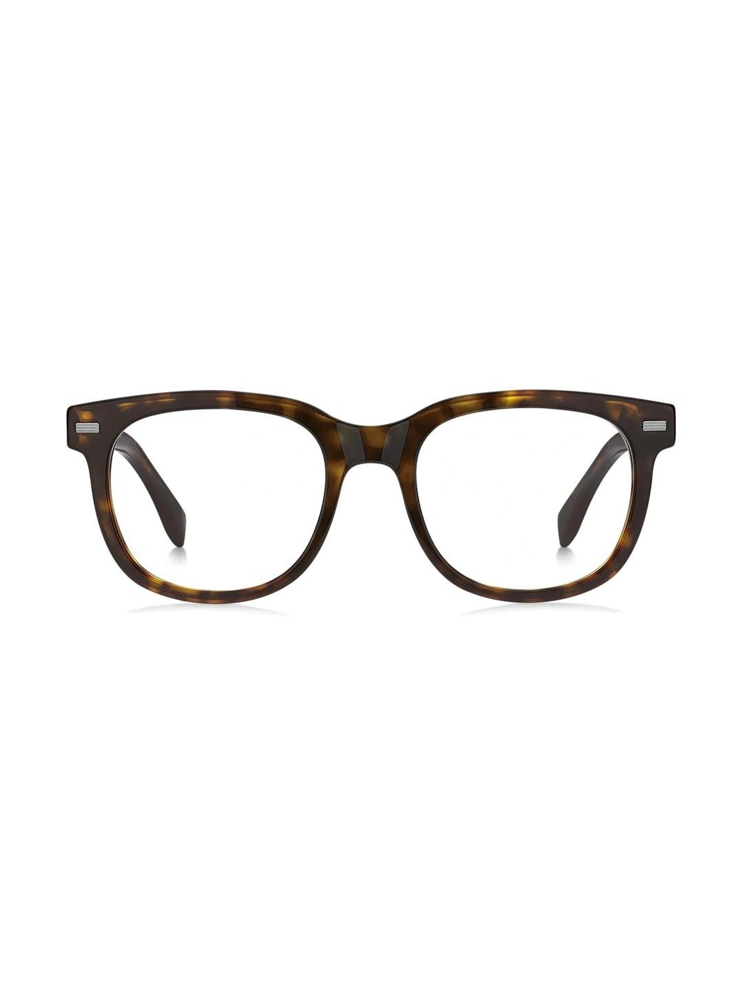 Hugo Boss Brown Square Eye Frames for Men