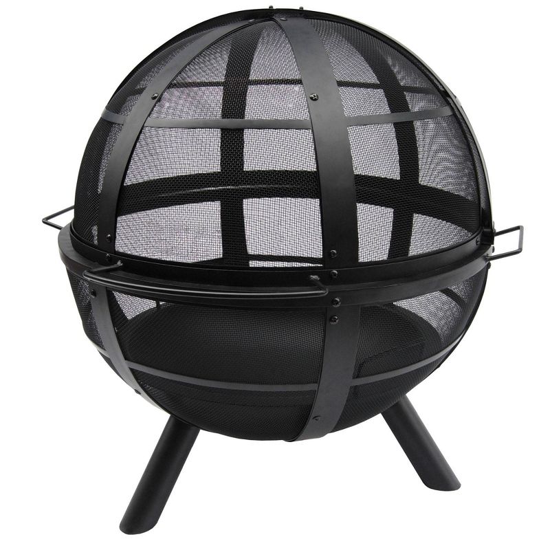 32.75" Ball O' Fire Wood Burning Fire Pit - Black - Landmann