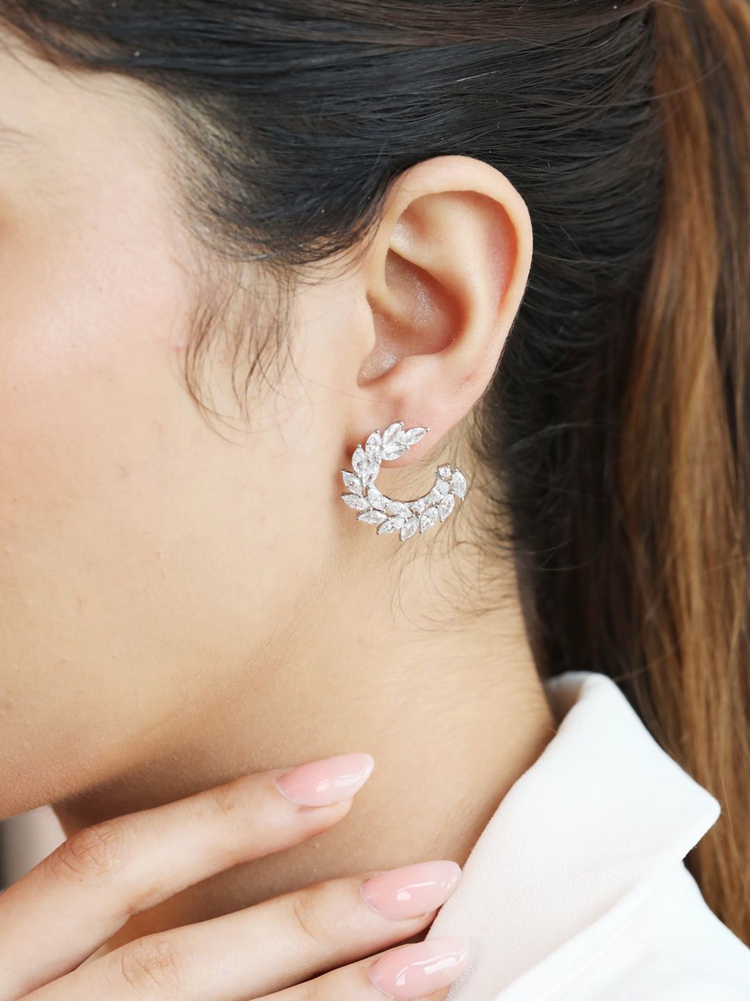 Zavya 92.5 Sterling Silver Earrings