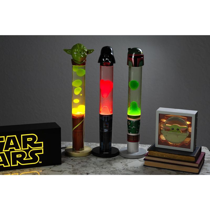 Robe Factory LLC Star Wars Boba Fett 18-Inch 3D Top Motion Lamp Mood Light