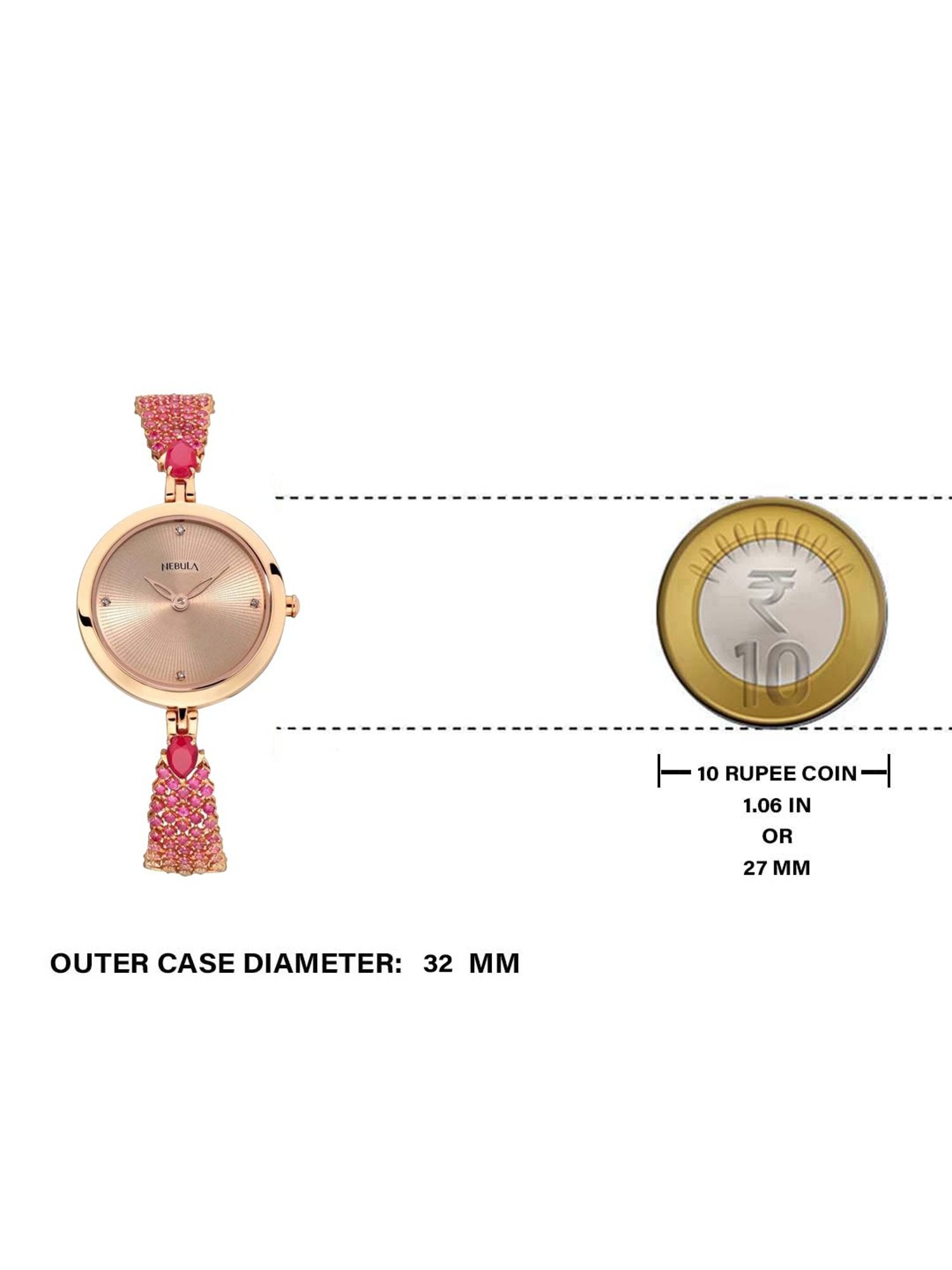 Nebula NN5578DM05 Ashvi - 18 Karat Solid Gold Watch for Women