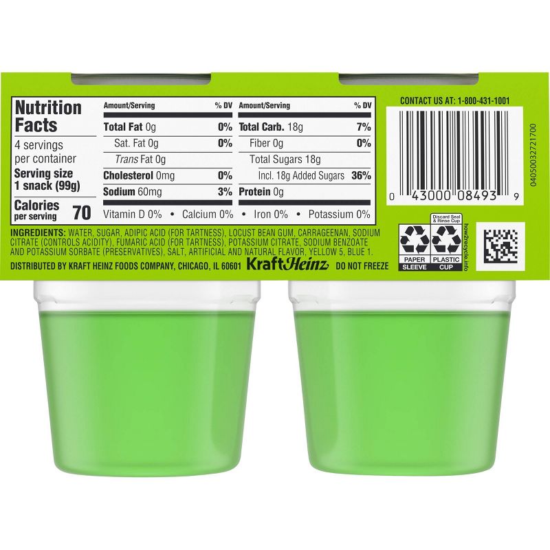 Kool-Aid Strawberry Kiwi Gelatins - 4pk/13.5oz