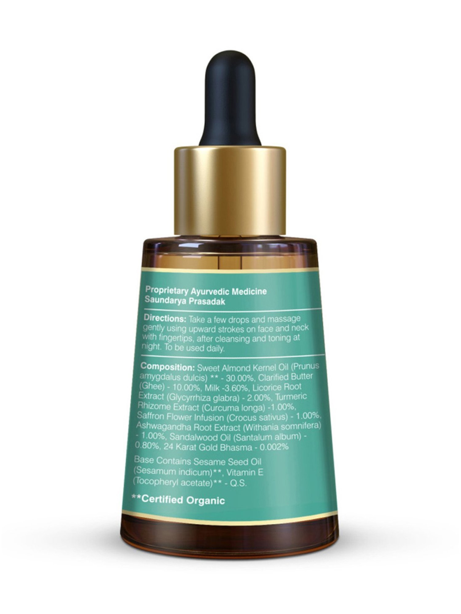 Forest Essentials Advanced Soundarya Age Defying Facial Serum with 24k Gold - 30 ml