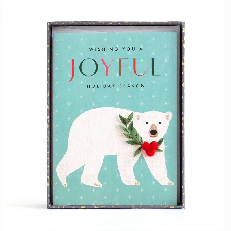 Minted 10ct Berry Bear Boxed Cards