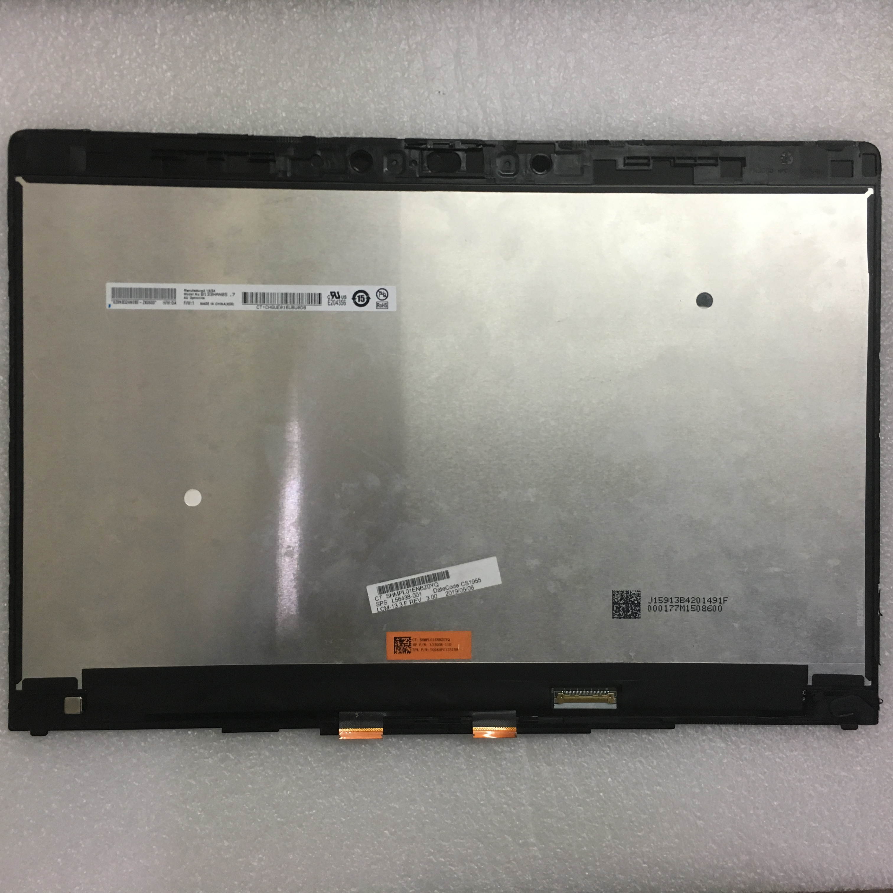 13.3'' for  HP  830 G5 Laptop Lcd with  touch +frame assembly  1920*1080 EDP 30 Pins