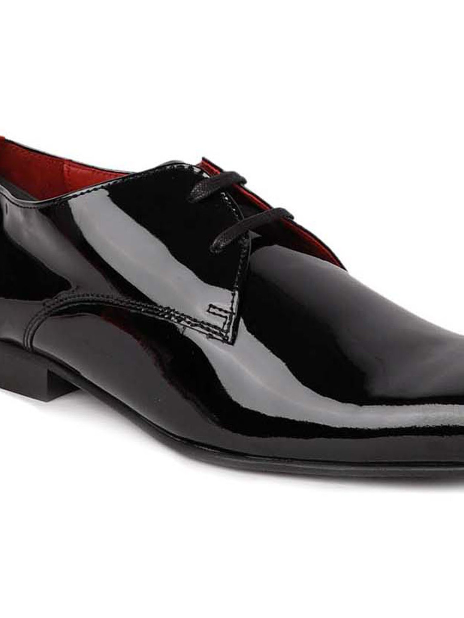 Gabicci Men's Dapper Black Derby Shoes