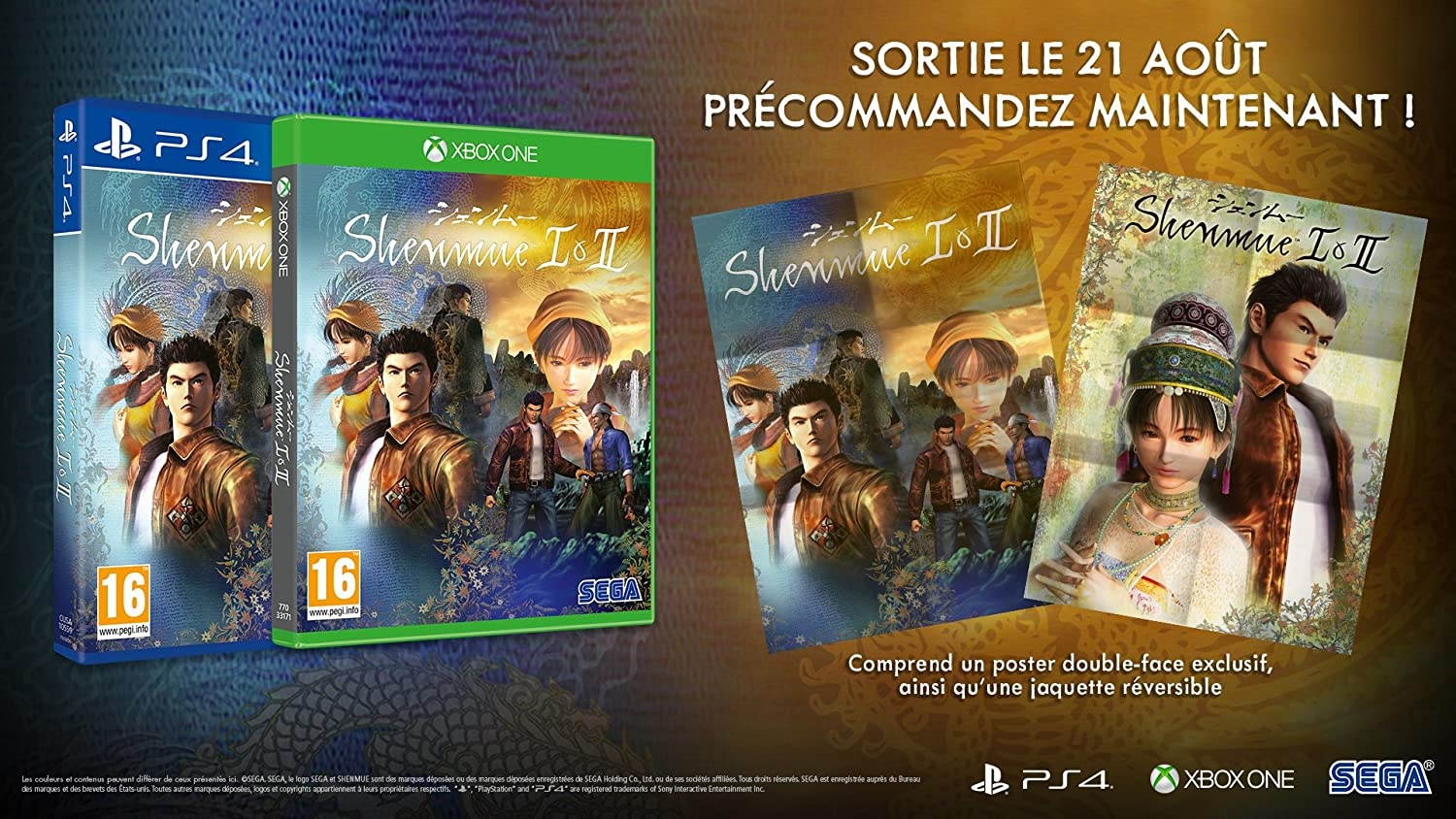 JEU Console SEGA SHENMUE I & II Xbox ONE