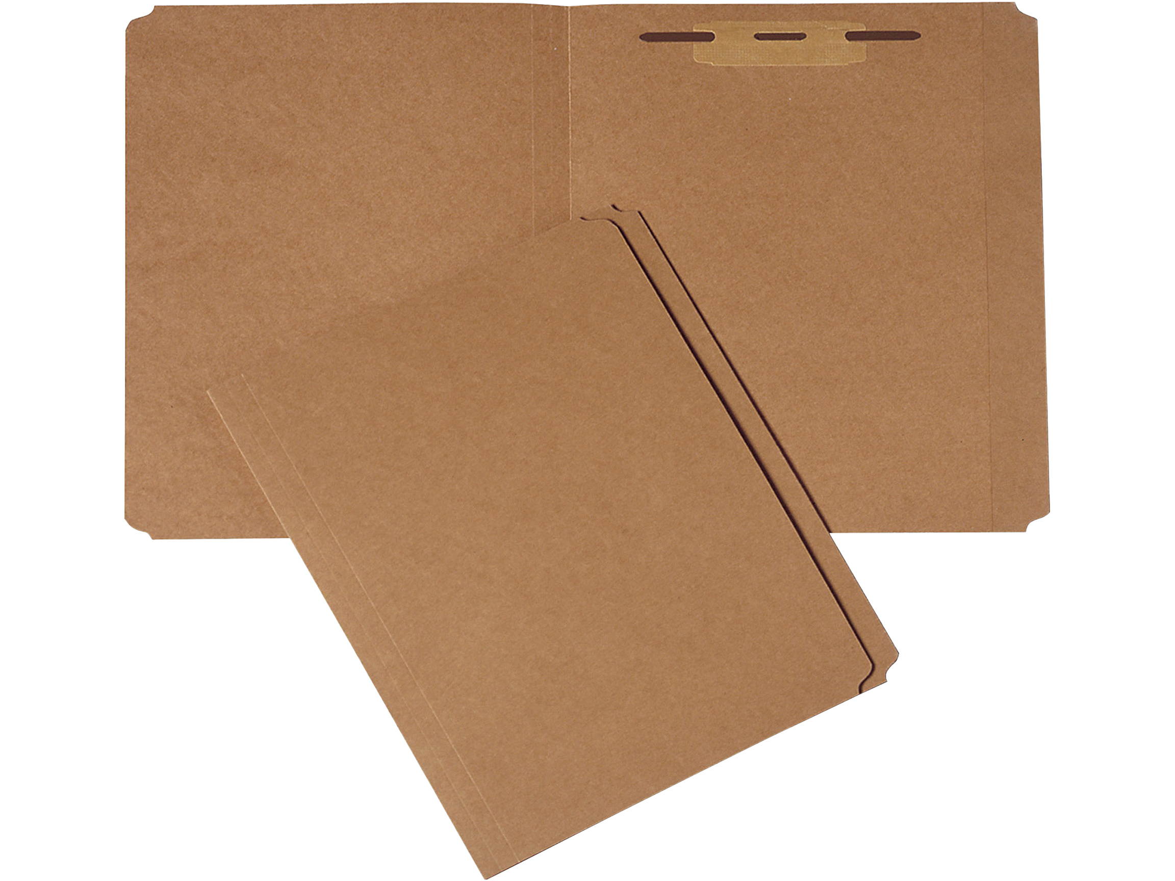 SKILCRAFT Med-duty Kraft Straight-cut Ltr Folders