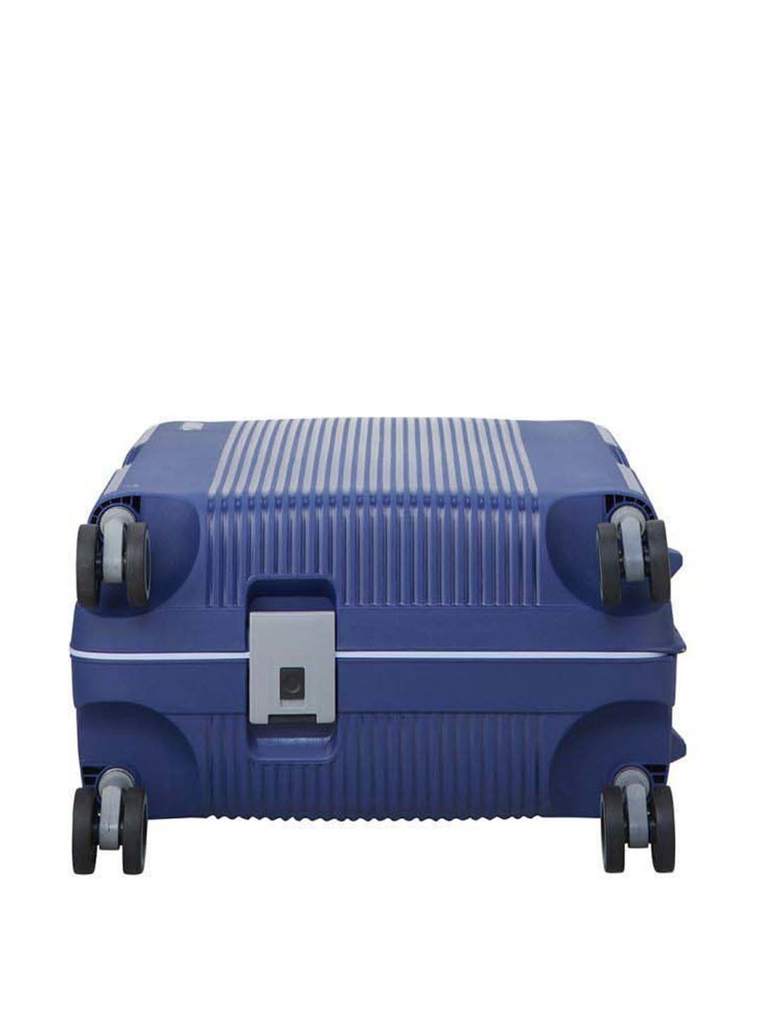 VIP Maestro Blue Striped Hard Cabin Trolley Bag - 36 cm