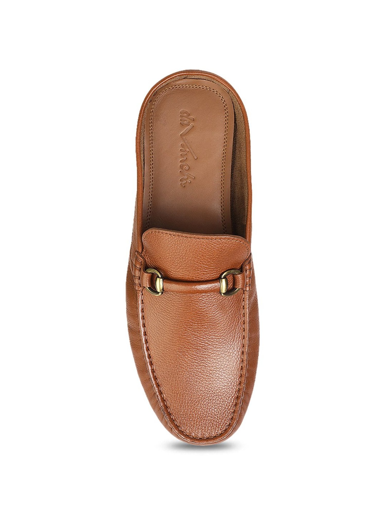 Da Vinchi by Metro Men's Tan Mule Shoes