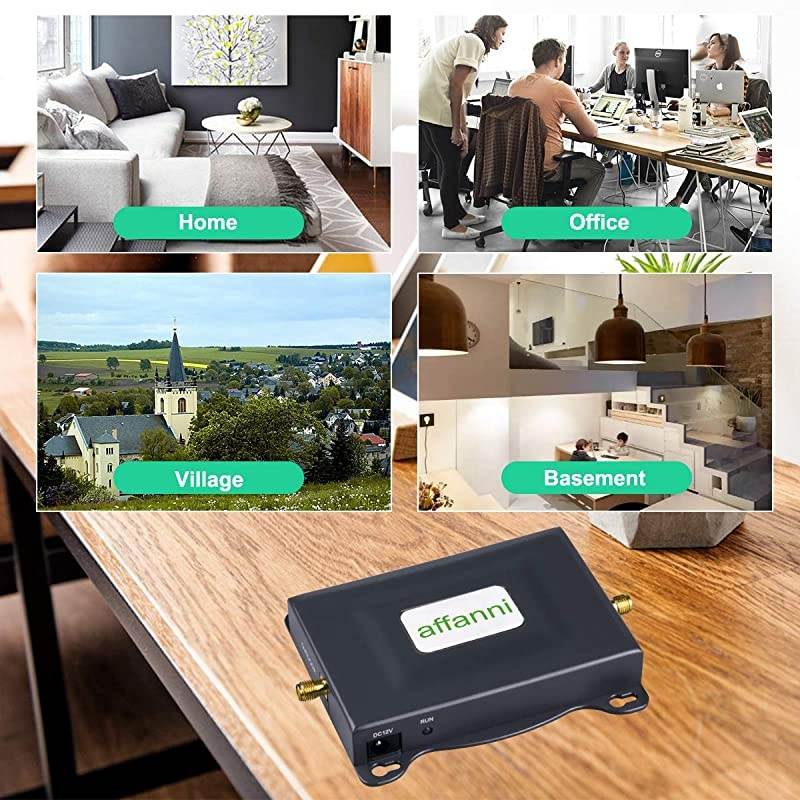 Cell Phone Signal Booster 4G LTE T-Mobile US Cellular Band12/17 FDD ATT Cell Signal Booster Cell Phone Booster ATT Signal Booster Amplifier Repeater Cell Extender Boost Voice+Data for Home