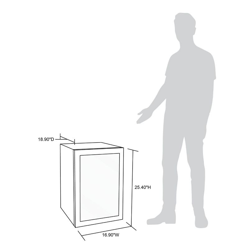 Avanti CF24Q0W 2.5 Cubic Foot Stand Alone Upright Chest Deep Freezer, White