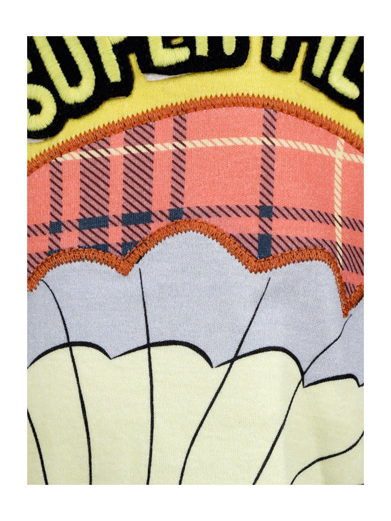 Pranava Kids Yellow Cotton Printed T-Shirt