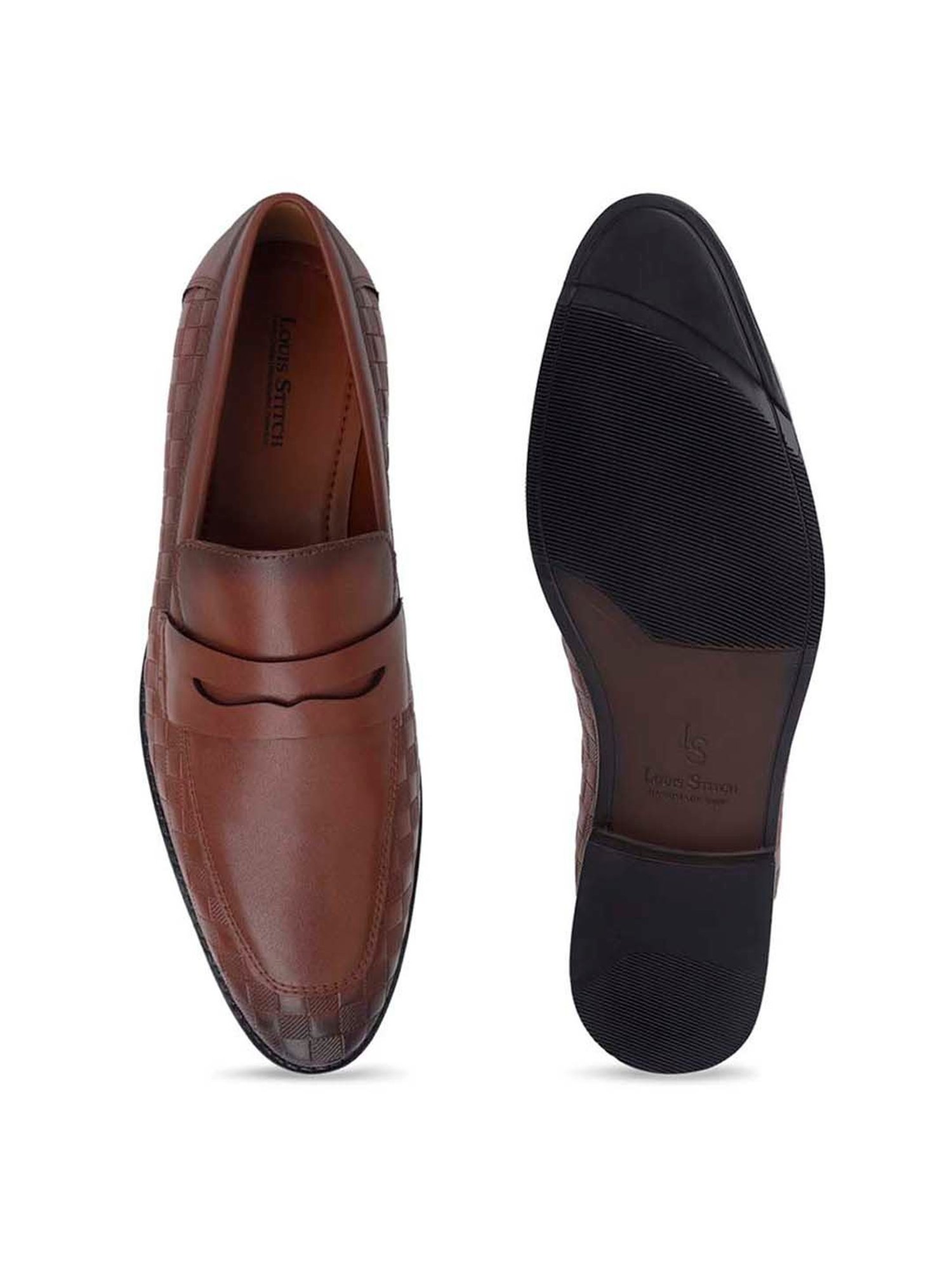 Louis Stitch Men's Tan Formal Loafers