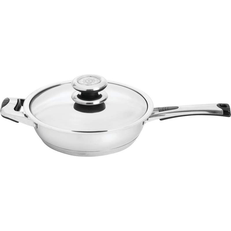 ScanPan Classic Black Recycled Aluminum 2-Piece Fry Pan Set 