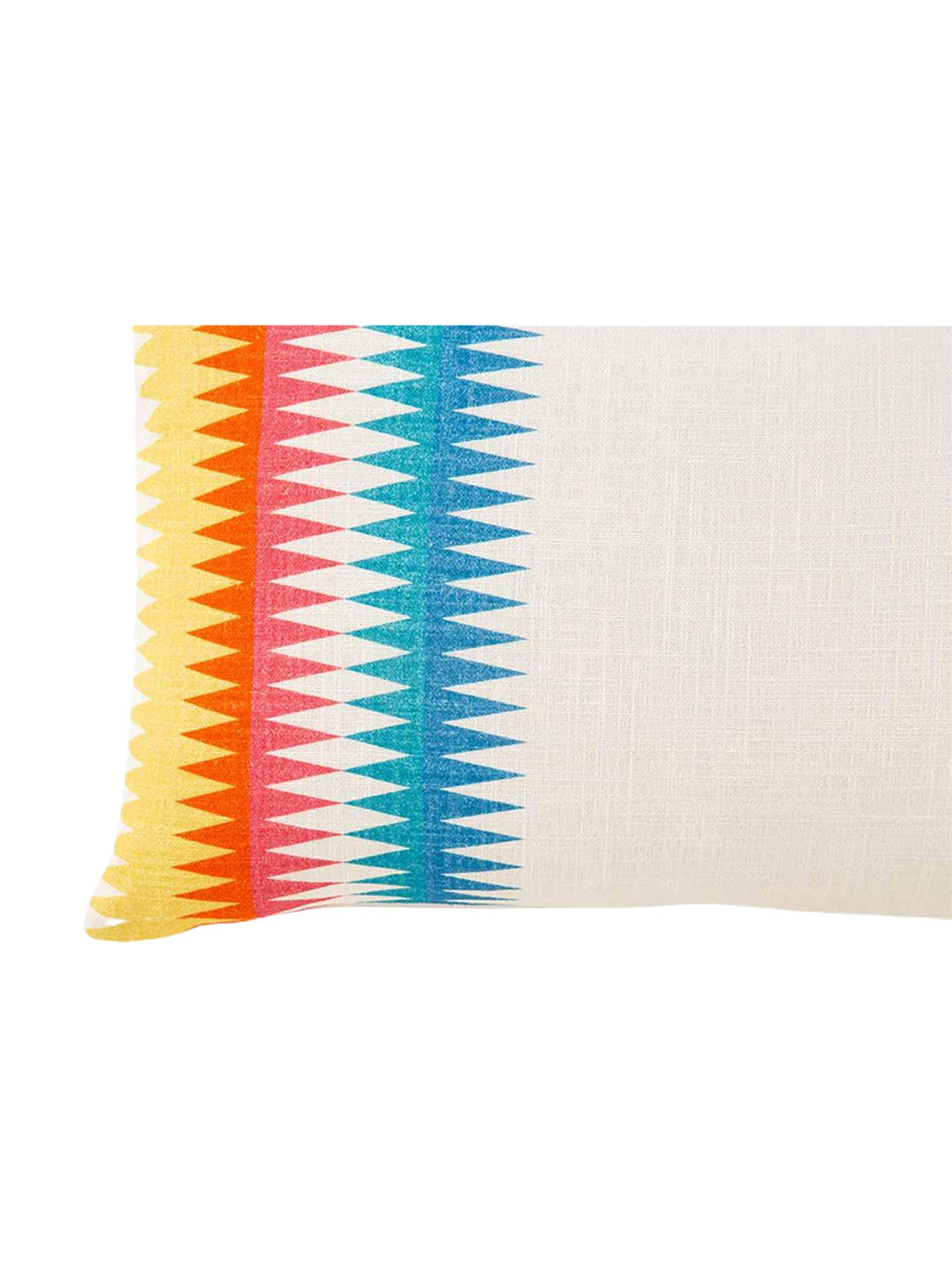 Home4U Multicolor Cotton Slub Crimson Printed Cushion Cover