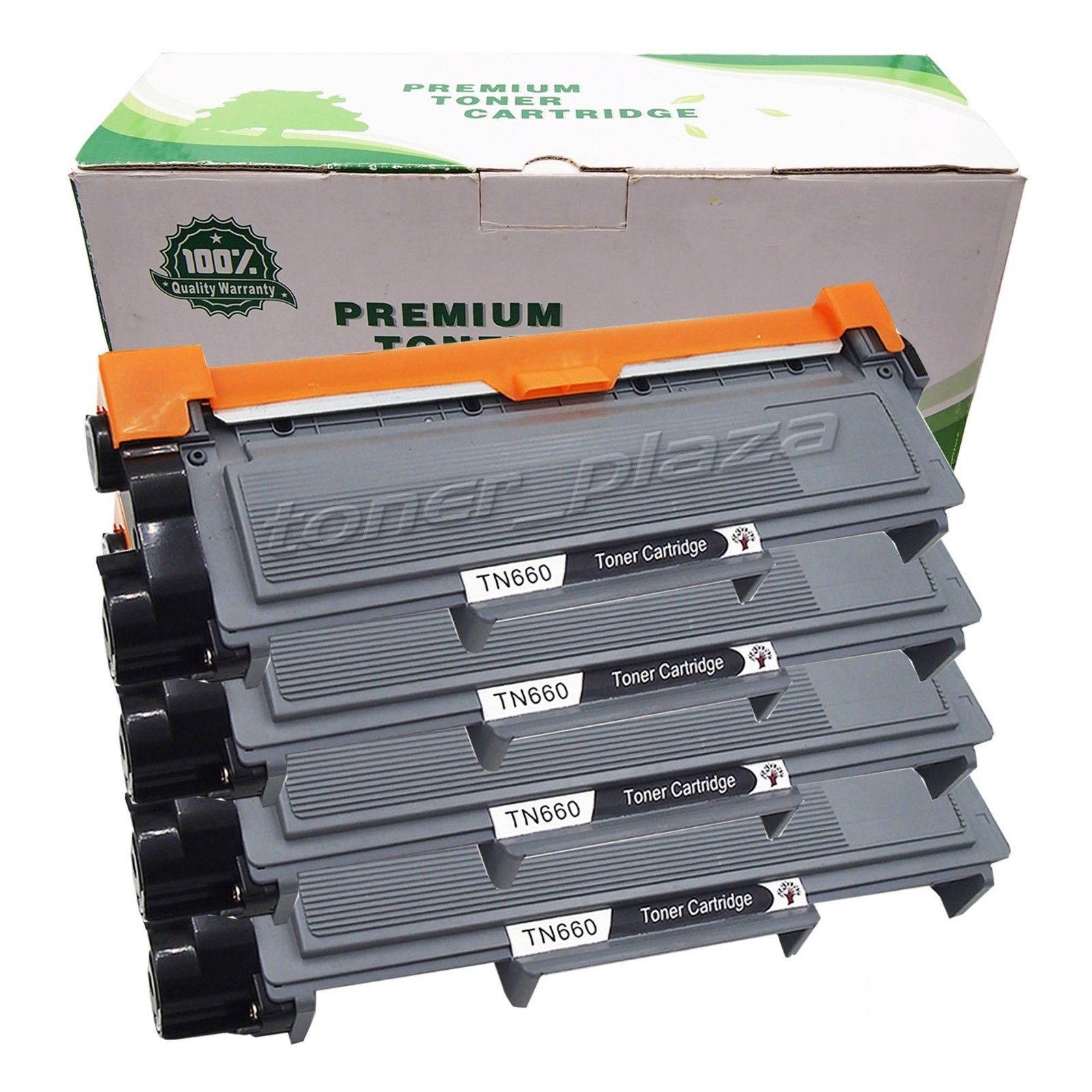 4 X High Yield Black Toner Cartridge for Brother TN660 TN630 DCP-L2540DW Printer