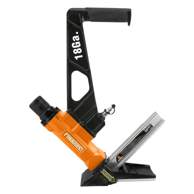 Freeman PF18GLCN Pneumatic 18-Gauge 1-3/4 Inches L-Cleat Flooring Nailer for Bamboo and Exotic Floors with Mallet and Case