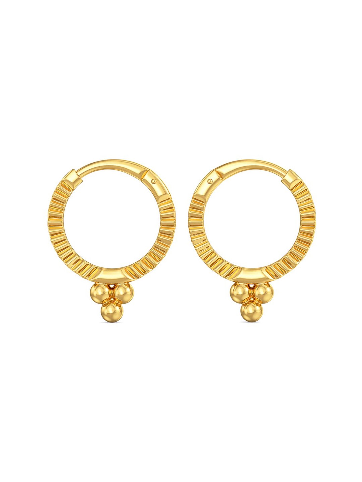P.C. Chandra Jewellers 14 kt Gold Earrings